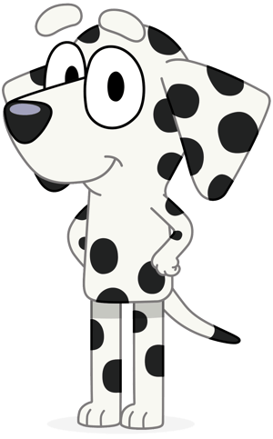 This is the Avatar Image for the Chloe (Bluey) AI Voice and Text to Speech Generator